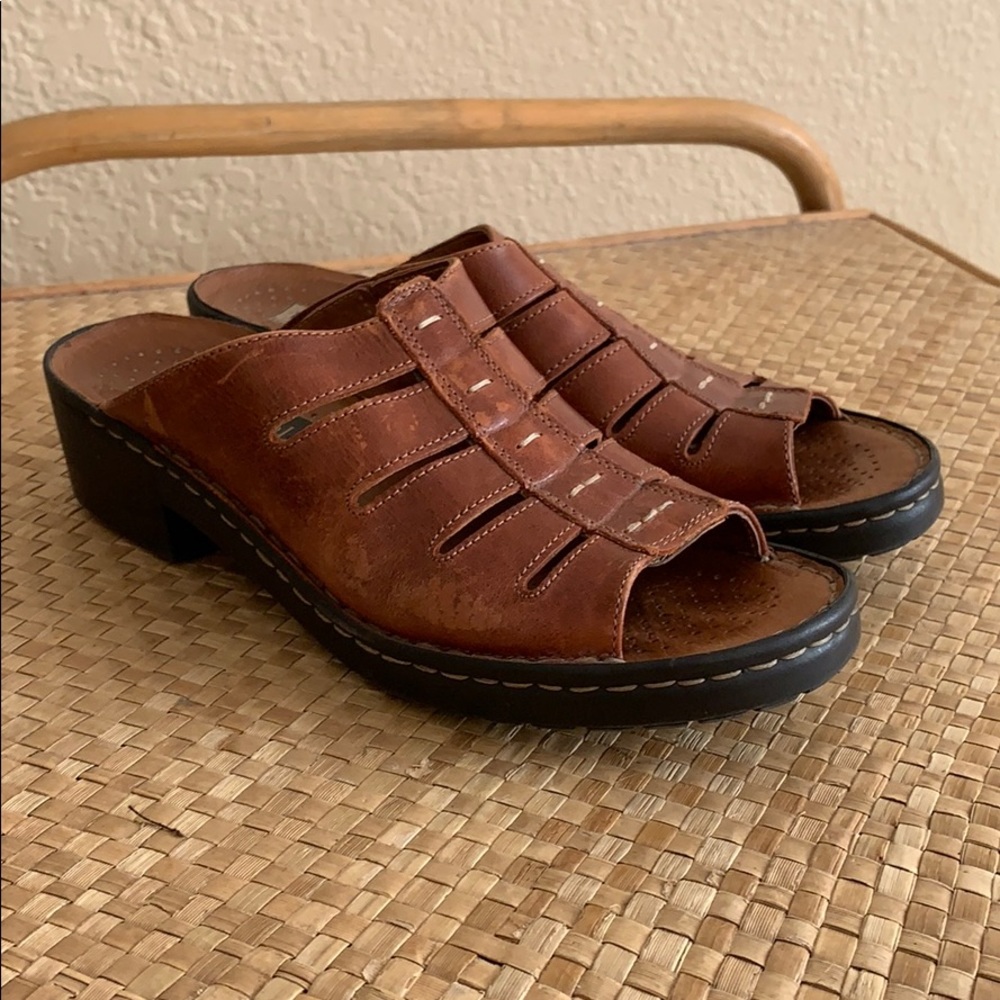 Josef Seibel Women’s Brown Leather Sandals
